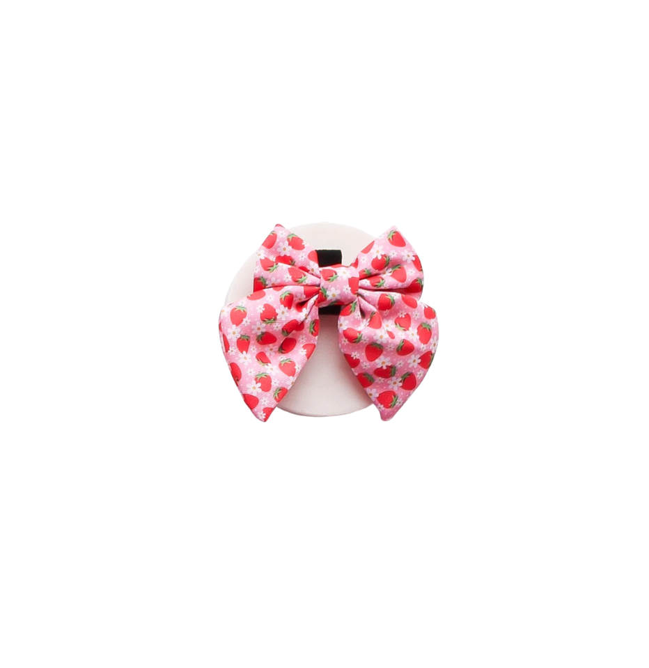 Cocopup London Pupberry Fields Sailor Bow Tie on a white background