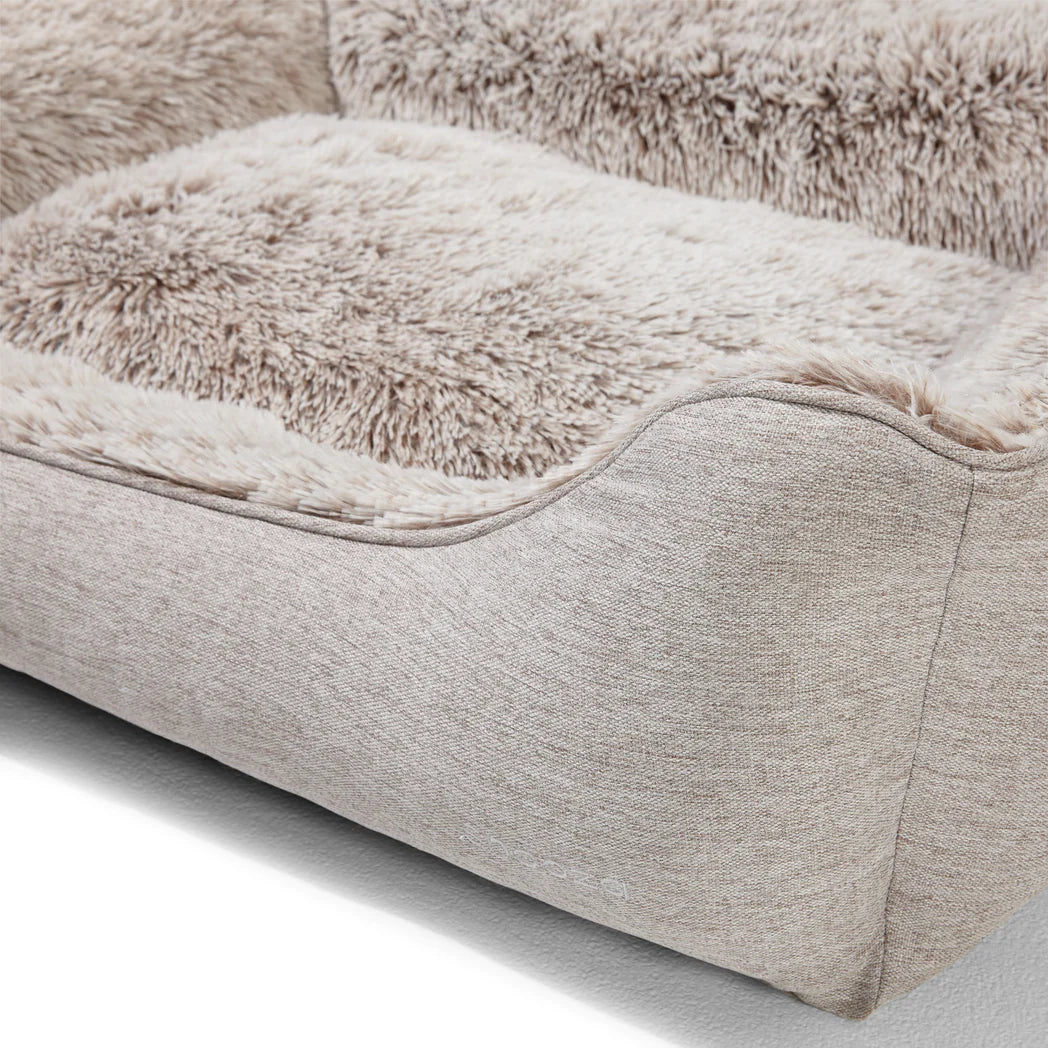 Close up of a Snooza Calming Deep Sleeper Dog Bed 