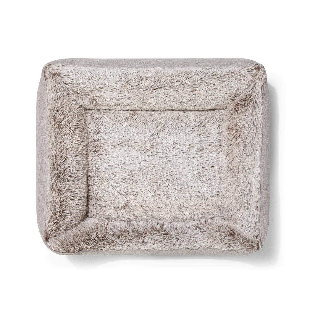 The top of a Snooza Calming Deep Sleeper Dog Bed Mink